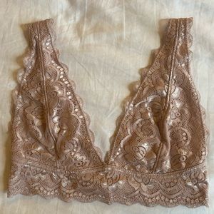 Pink Lace Bralette
